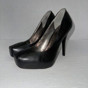 Pierre Dumas Heels Women's Size 7.5 Black 5 Inch Heels
